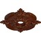 Ekena Millwork Benson Classic Medallion (Canopies up to 6 1/2"), 28 3/8"OD x 3 3/4"ID x 1 5/8"P, Mahogany CM28BEBMC - alternate 2